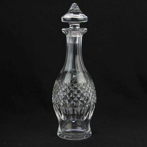 Waterford Crystal 'Colleen' wine decanter aving cross cut hatch…