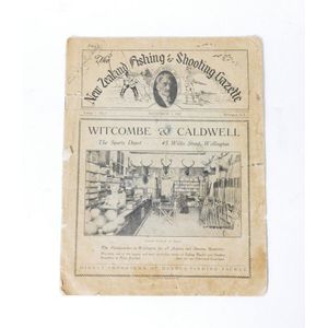 The New Zealand Fishing & Shooting Gazette, first issue, Vol. 1,&hellip;