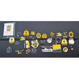 Clinks West Coast Eagles AFL Pin Set - Default