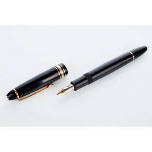 Mont Blanc, Meisterstuck fountain pen, no. 149, black resin…