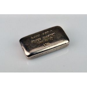 1972 Engelhard pound Silver Diamond Corporation ingot limited…