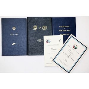 Official Programmes & Invitation, 1970s matches in England and…