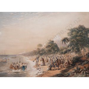 George Baxter (after) - Rev J Waterhouse and Missionaries…