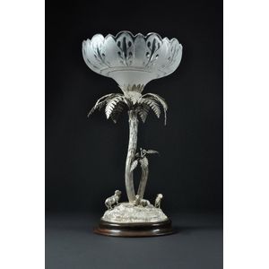 Henry Steiner, an Australian silver centre piece, height 36 cm