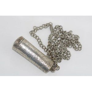 Silver hallmarked holder for cigar holder, hallmarked…
