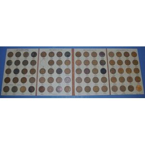 Australian penny set, complete except for 1925 & 1930