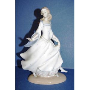 RARE Vintage Retired Lladro Figurine Girl w/Geese #568 Matte Finish w/ Orig  Box