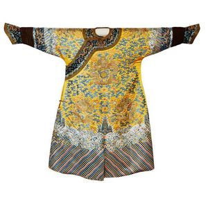 Imperial Yellow Dragon Robe, Qing Dynasty - Textiles & Costume - Oriental