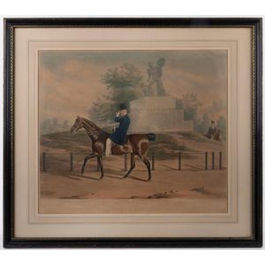 A view in Hyde park, coloured engraving, print made by: John…