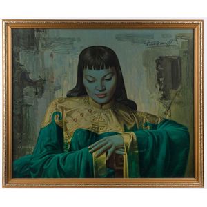 Vladimir Tretchikoff (1913 - 2006), Miss Wong, chromolithograph,…