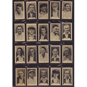 1911-38 cricket cards in album, noted 1926 Sweetacres (Minties)…