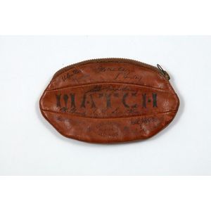 Miniature Rugby Ball, 1946, Kiwis, 2 NZEF 'Match', miniature…