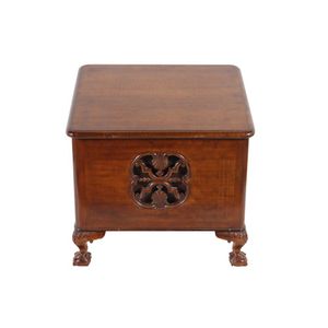 Cellarette, late 19th century, fiddleback blackwood with sloped&hellip;