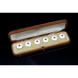 Vintage gents shirt studs and dressing 