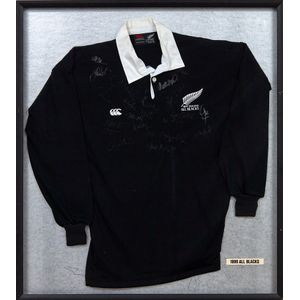 New Zealand All Blacks Rugby Entire Team Signed Jersey Autograph Shirt