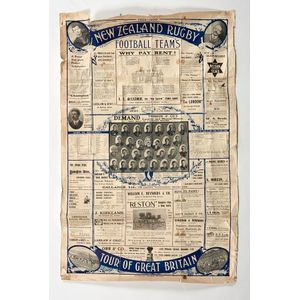 1905 - 1906 New Zealand Rugby Football Teams, Tour of Great…