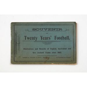 Souvenir of Twenty Years of Football, Illustrations and Records…