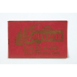 1905 Souvenir of the New Zealand Rugby Football Team, New…