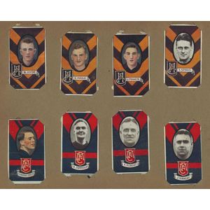 Cigarette Card Album with 1933 Allens 'Footballers' (Rays)…