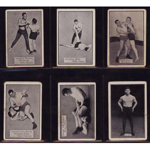 Sport Cards: Collection in album, noted 1907 Sniders & Abrahams…