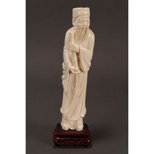 Carved Chinese ivory human figures - price guide and values