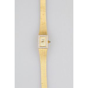 18ct Gold Citizen Ladies Cocktail Watch with Diamonds - Watches