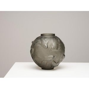 Rene Lalique, Formose (Formosa), Grey glass, mould-blown using…