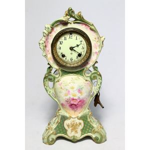 Royal Bonn Porcelain Ansonia Clock - 43cm Height - Clocks - Zother ...