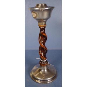 George V sterling silver candlestick Birmingham 1935, maker's…