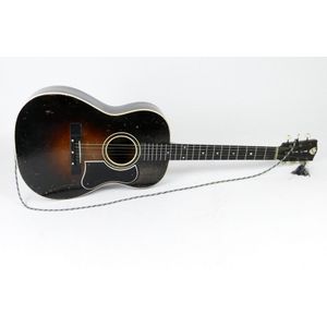 A Martin Coletti acoustic guitar, c.1940, in case, the back…