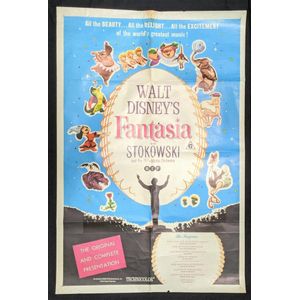 Original poster. Walt Disney's Fantasia with Stokokwski. 1970s&hellip;