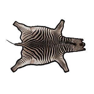 Rug, South African, 20th century an Equus quagga (zebra) skin…