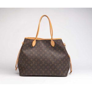 Original Louis Vuitton Neverfull XL St. TROPEZ 2013 Brown Leather