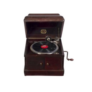 Polydor table model gramophone, early 20th century. 40 cm high,…
