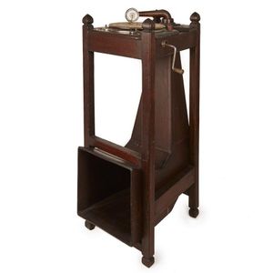 A rare standing upright gramophone by Chapman Taylor, the…