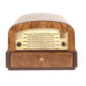 An American Astor Combination Radio Gramophone C. 1930-40, with…