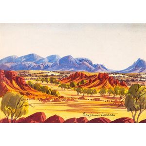 Benjamin Landara (1941-1983), Hermannsburg School Landscapes,…