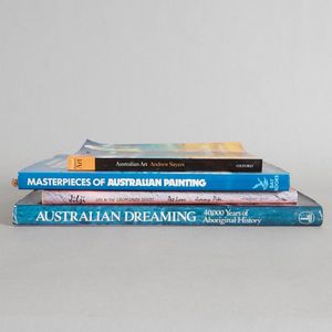 A collection of Australian art books, Titles include,…