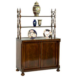 A small Regency period mahogany chiffonier c1820
