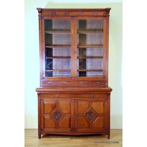 An Edwardian mahogany two door library bookcase, early 20th&hellip;