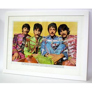 Sgt pepper, official poster, issued by the Beatles Fanclub of…