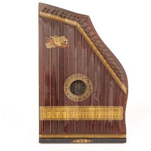 An American Harpsichord, with paper label from 'The Dominion…