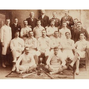 Paddington Baseball Club, c1898, extremely rare large…