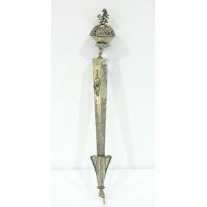 A mid 19th century Russian silver yad (Hebrew 'hand') or torah…