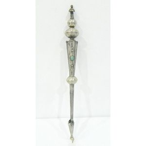 A 19th century Russian silver yad (Hebrew 'hand') or torah…