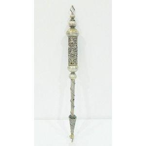 A Russian silver yad or torah pointer, hallmarked 84 fineness…