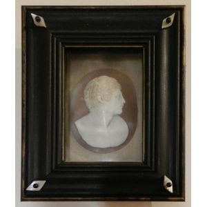 A finely carved cameo of a young gentleman, probably 18th…