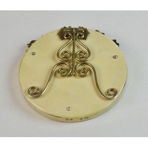 A Russian Faberge style, silver & enamel frame with the mark of…