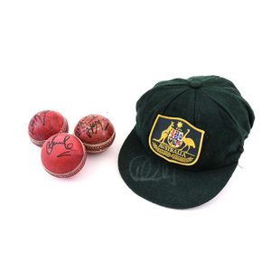 Signed cricket Balls (7), Noted Don Bradman, Sunil Gavaskar,&hellip;