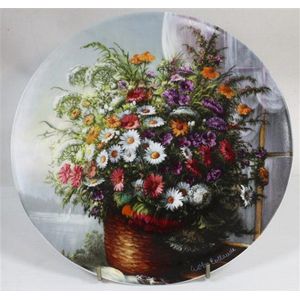 A Rosenthal 'Classic rose' 1991 decorative plate signed…